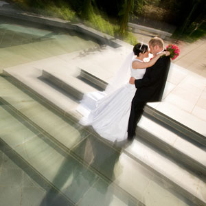 oregon temple wedding picture