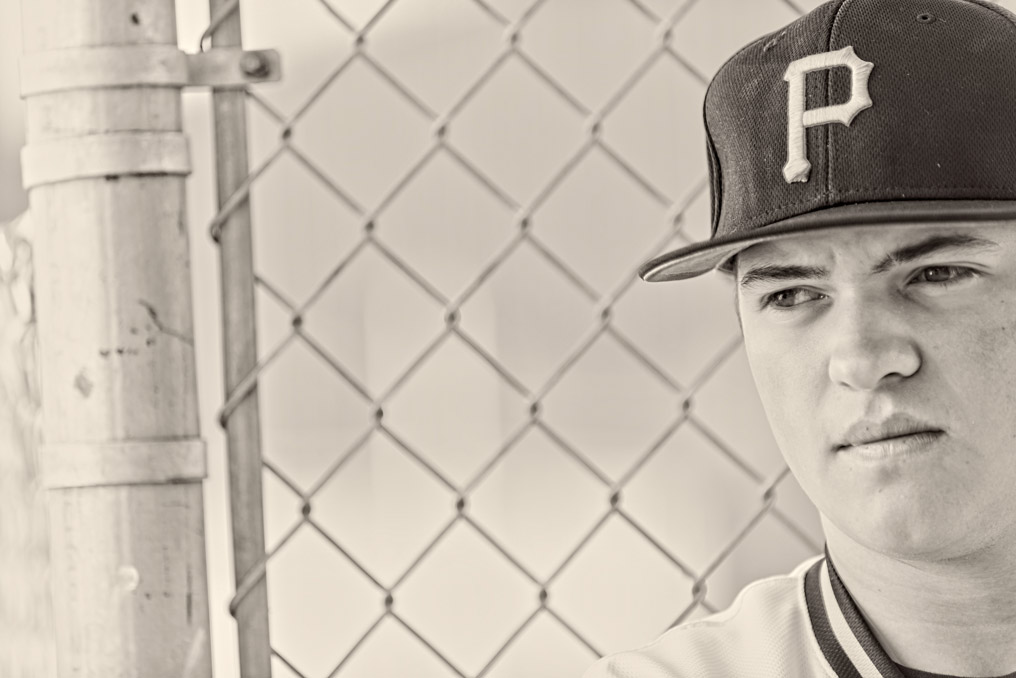 high school senior baseball picture