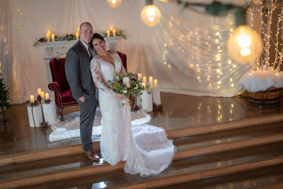 indoor wedding photo